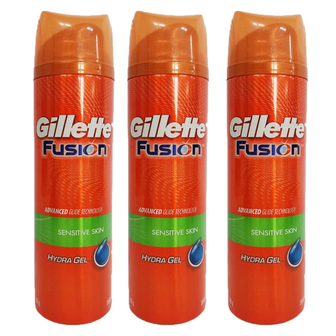 [오늘출발] 질레트 질레트 퓨전 하이드라젤 센서티브 스킨 195ML 3개