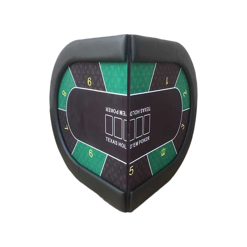 접이식 포커 테이블 가정용 칩 텍사스홀덤 휴대용 딜러 홀덤 펍 바카라 2x1m 빨간색/검정색