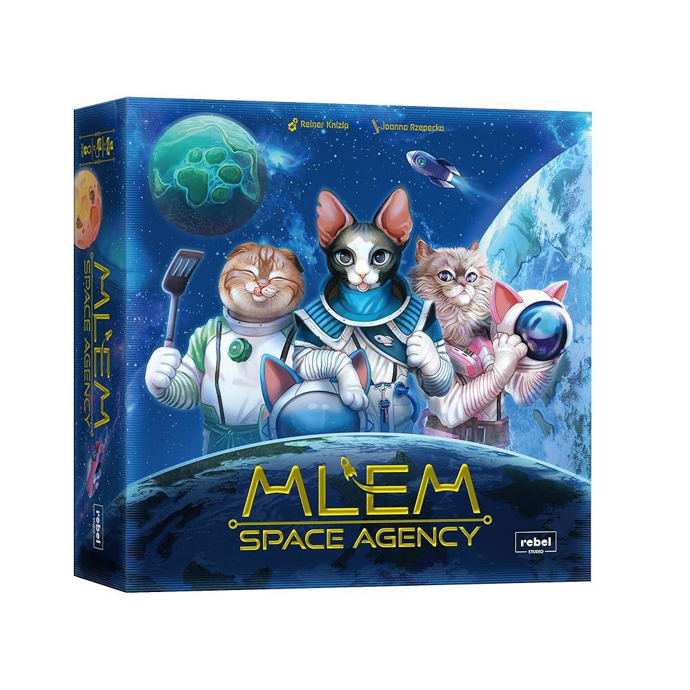[해외] Rebel Studio MLEM: Space Agency 보드 게임 - 완벽한 Catstronaut Adventures 주사위 롤링 전략 게임 어