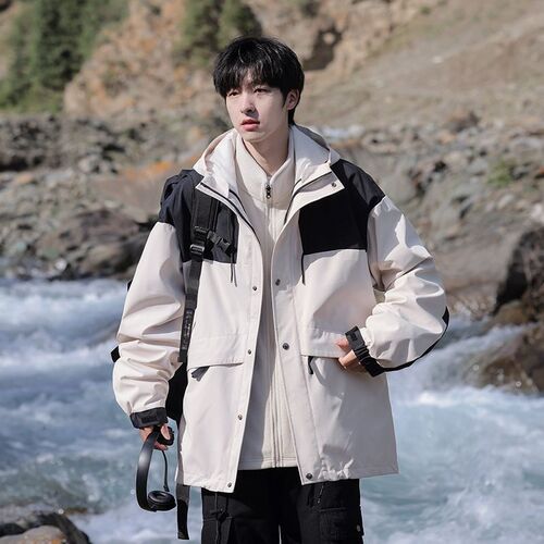 원픽 남자점퍼 야상사파리 가을 겨울 야상 삼방 등산 바람막이 점퍼 힛템