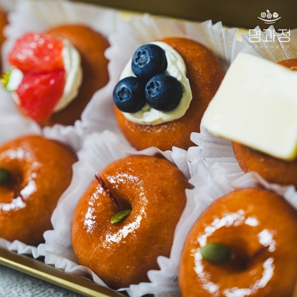 (서울지역만판매퀵발송비용고객부담) 명과정골고루개성주악(10개입)팥앙버터산딸기샤인머스켓금귤청귤키