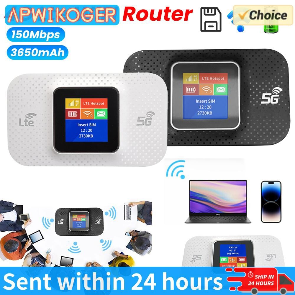 [오늘출발] H807 4G LTE 미니 150MBPS 리피터 모바일 슬롯 SIM 카드 3650MAH WIFI 라우터 핫스팟 야외 무선