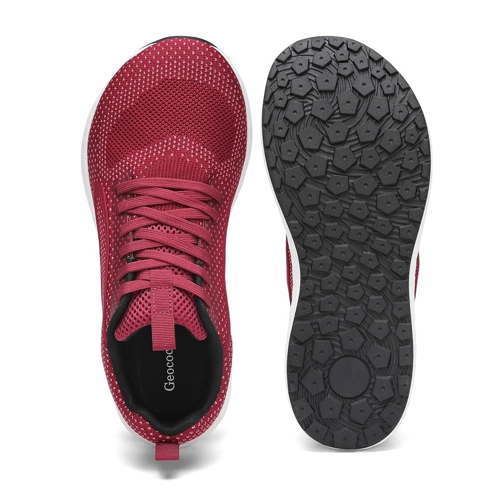 [오늘출발] 남성용 지오코콕스 와이드 토박스 워킹화 제로 드롭 로드 러닝화 가볍고 통기성 테니스 헬스장용