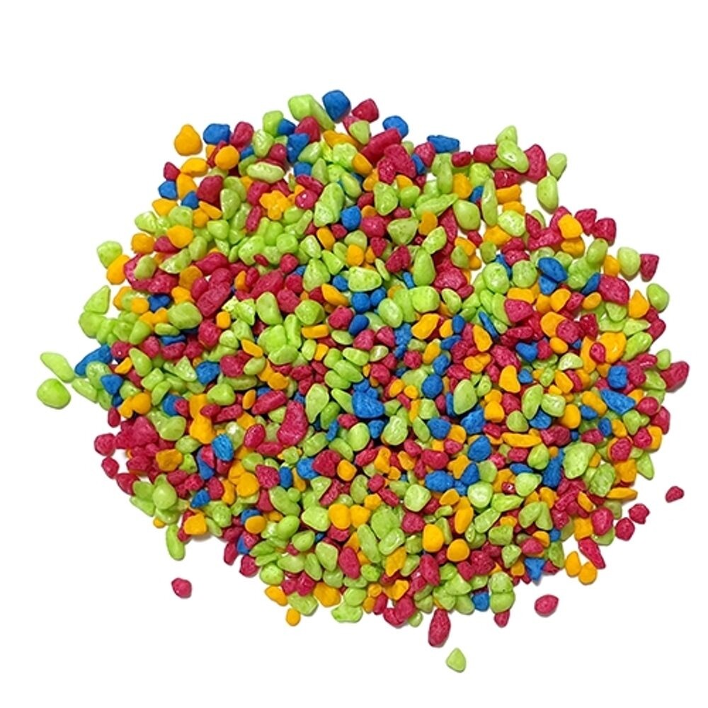 (색상종류 ( 보라))칼라돌(500g)/자갈/수초/바닥재/색모래/미술/재료/화분/돌공예/어항/수족관/칼라/원예