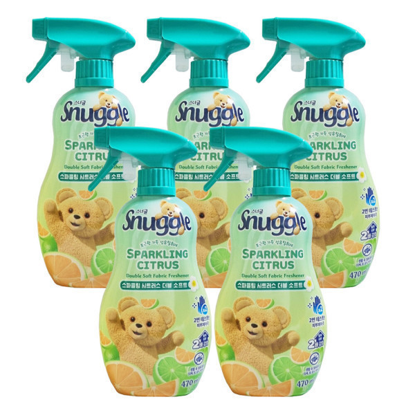 [오늘출발] 스너글 스너글 스파클링 시트러스 더블 소프트 470ml X5개 무료배송
