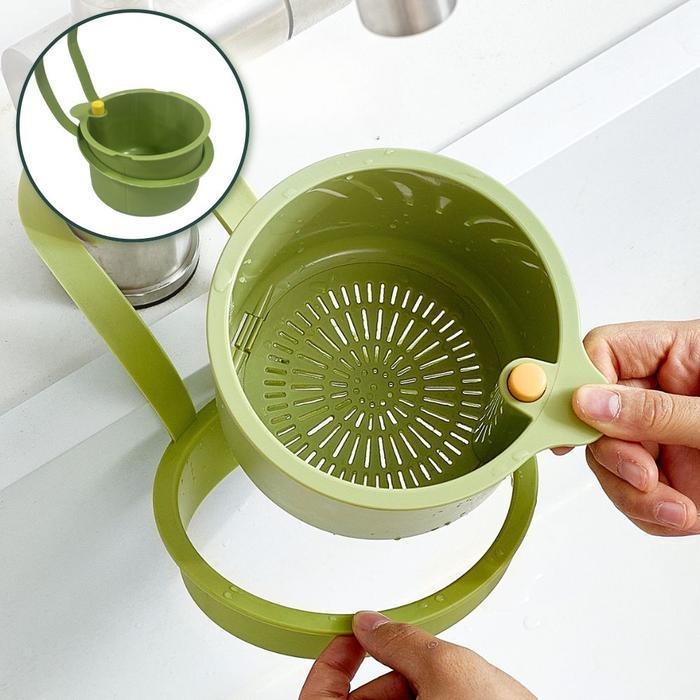 음식물 물빠짐 걸이형 원터치 싱크대 거름망 다용도