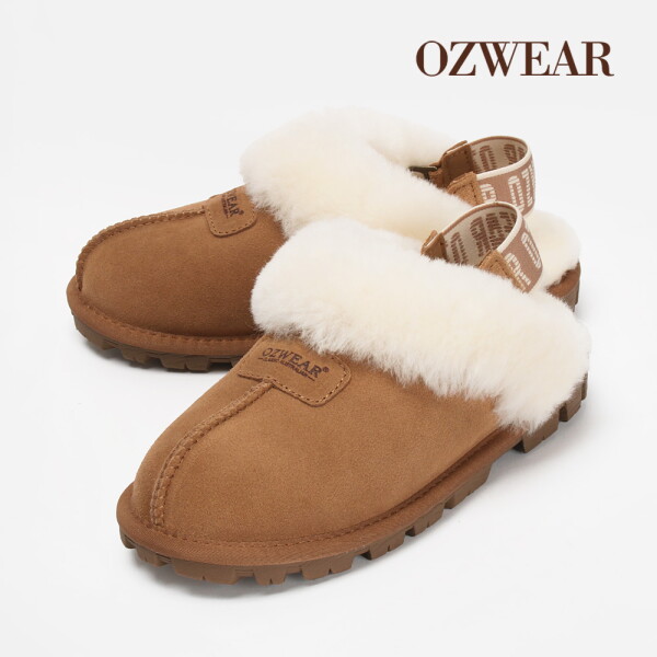 오즈어그웨어  호주 오즈웨어 털슬리퍼 코케트 체스트넛 국내배송 OZ114CD-CHE