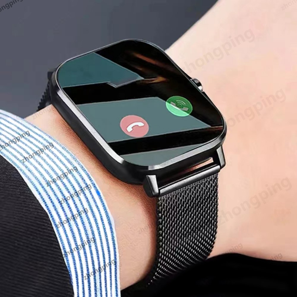 [오늘출발] 새로운 블루투스 응답 전화 피트니스 선물 SMARTWATCH 워치 터치 여성 스마트 방수 안드 트래커 남성 통화