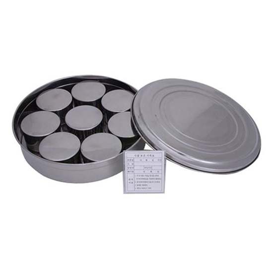 원형 보존식 용기 8P 업소용 그릇 단체급식 스텐 보존식용기 급식용보존식용기 원형보존식용기 단체급식보