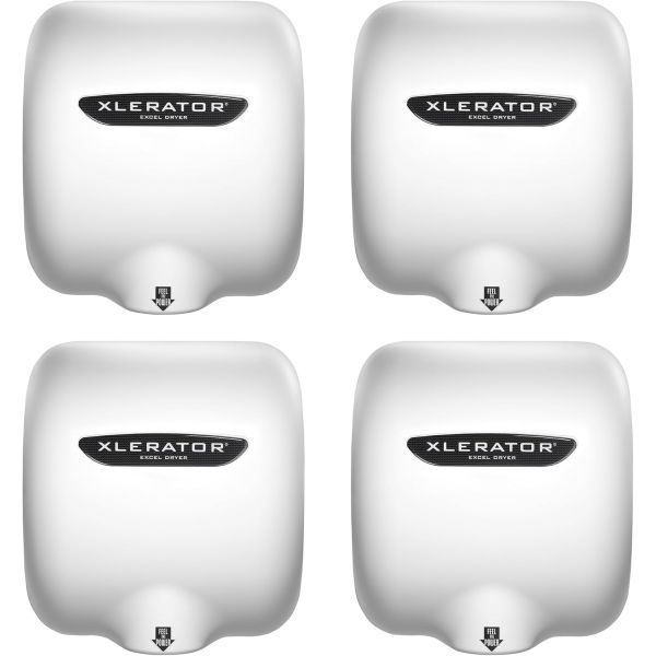 XLERATOR XLBW 1.1N 고속 자동 상업용 손건조기 흰색 열경화성 BMC 커버 GreenSpec 인증 LEED 크레딧 열 소