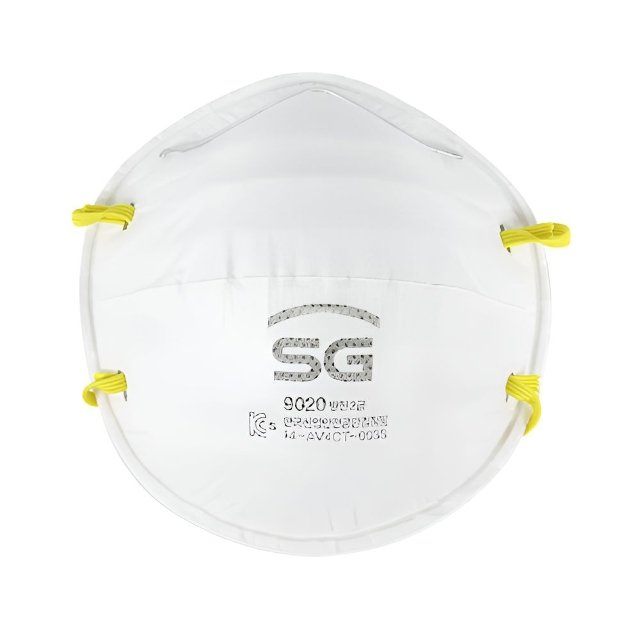 고품질 SG 9020 2급 방진마스크 일반형 10개입 (WFK567S)
