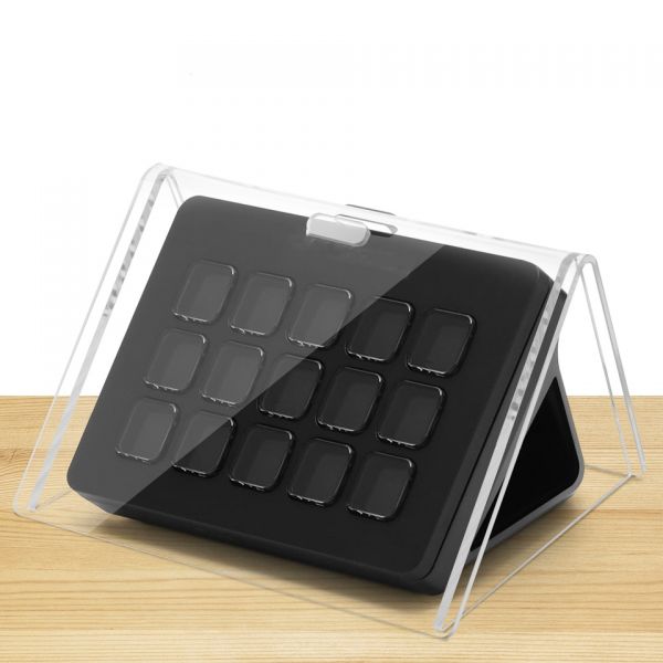 영상편집기 영상 실시간영상 실용적 스트림 데크 MK.2 더스트 커버 라이브 방송 콘솔 아크릴 데스크탑 커버