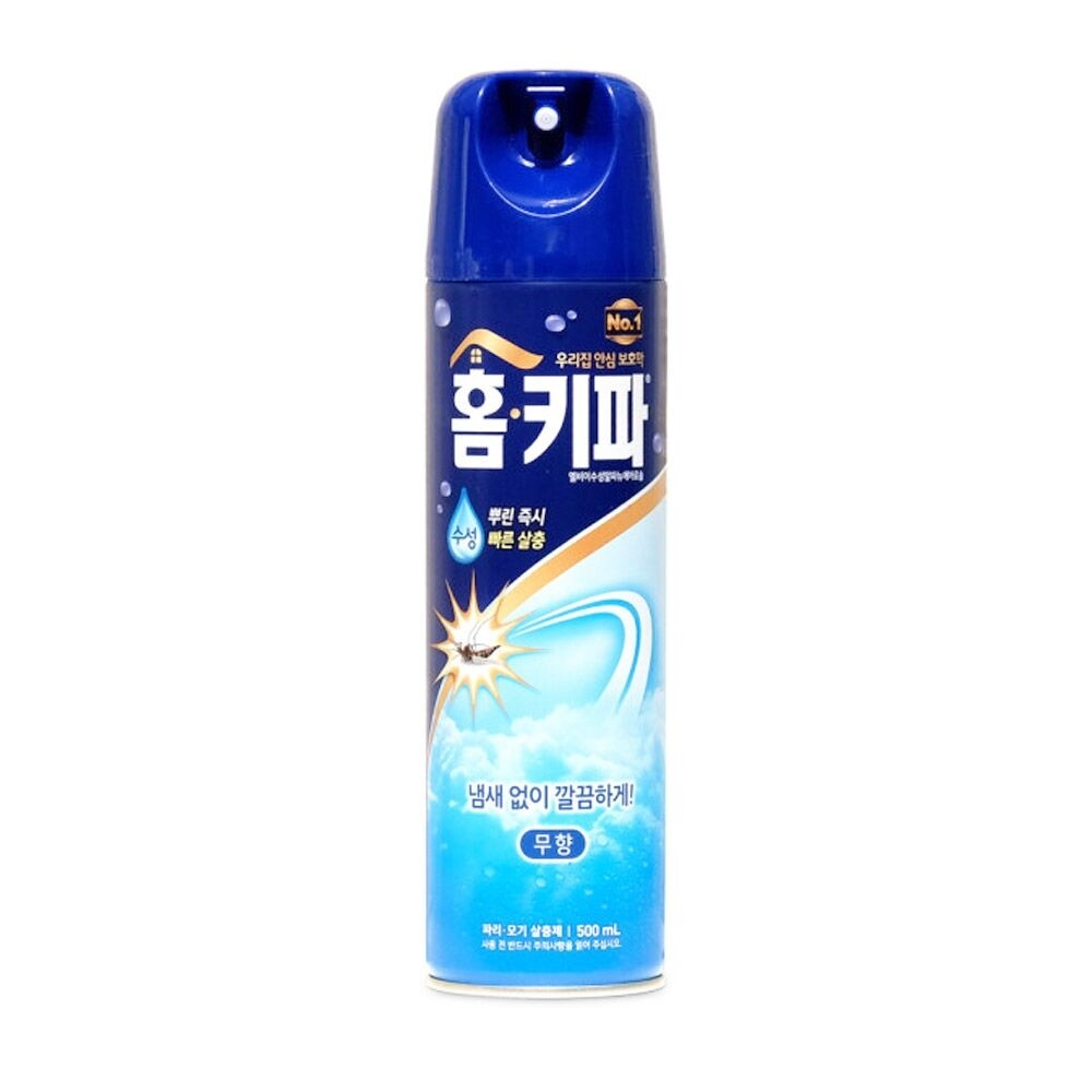(500ML) 홈키파 무향 에어졸/벌레약/뿌리는/방역/살충제/제거제/효과/식당/집안/해충/퇴치약/가정용/벌레용