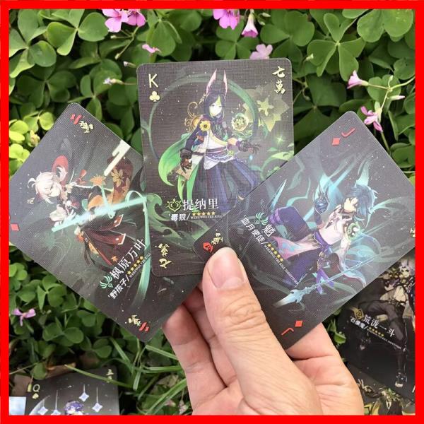 원신 임팩트 코스프레 소품 게임 포커 카드 종이 놀이 파티 컬렉션 크리스마스 선물 티나리 코스튬 액세서