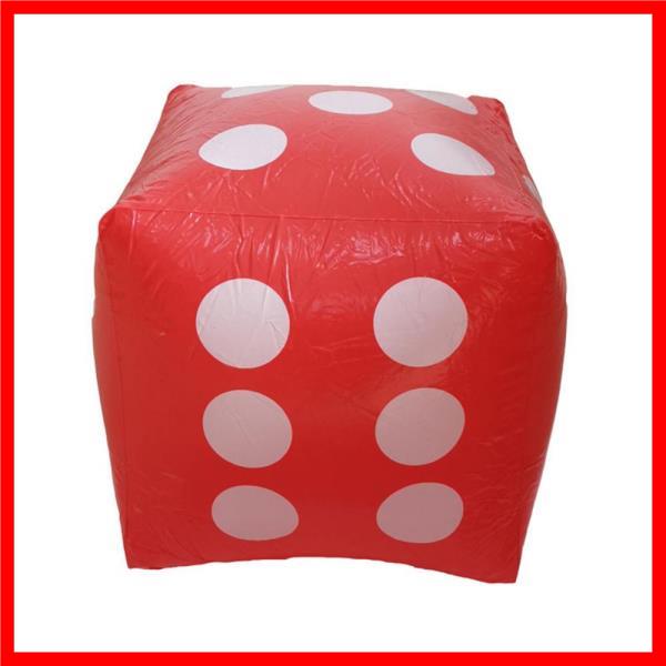 팽창식 주사위 블로우 업 대형 주사위 장난감 무대 소품 그룹 게임 카지노 포커 파티 장식 수영장 어린이