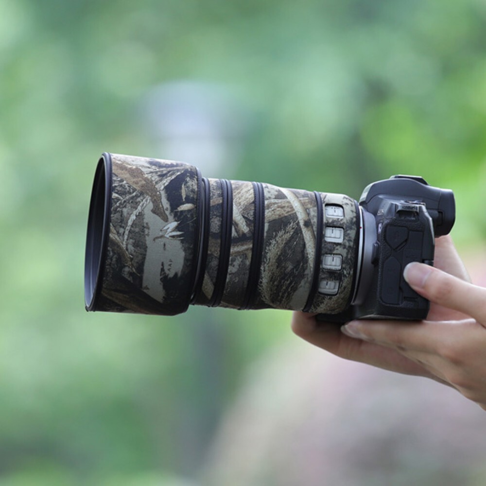 [오늘출발][호환] CHASING BIRDS 카무플라주 렌즈 코트 캐논 호환 RF 70 200 mm F4 L IS USM 방수 방수 렌즈 코트 보호 커버