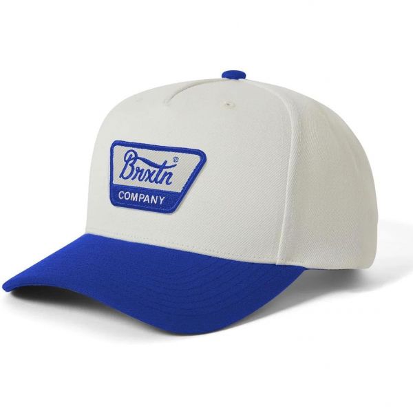 브릭스톤 린우드 씨 넷플러스 엠피 스냅백 모자 - 로얄/오프 화이트