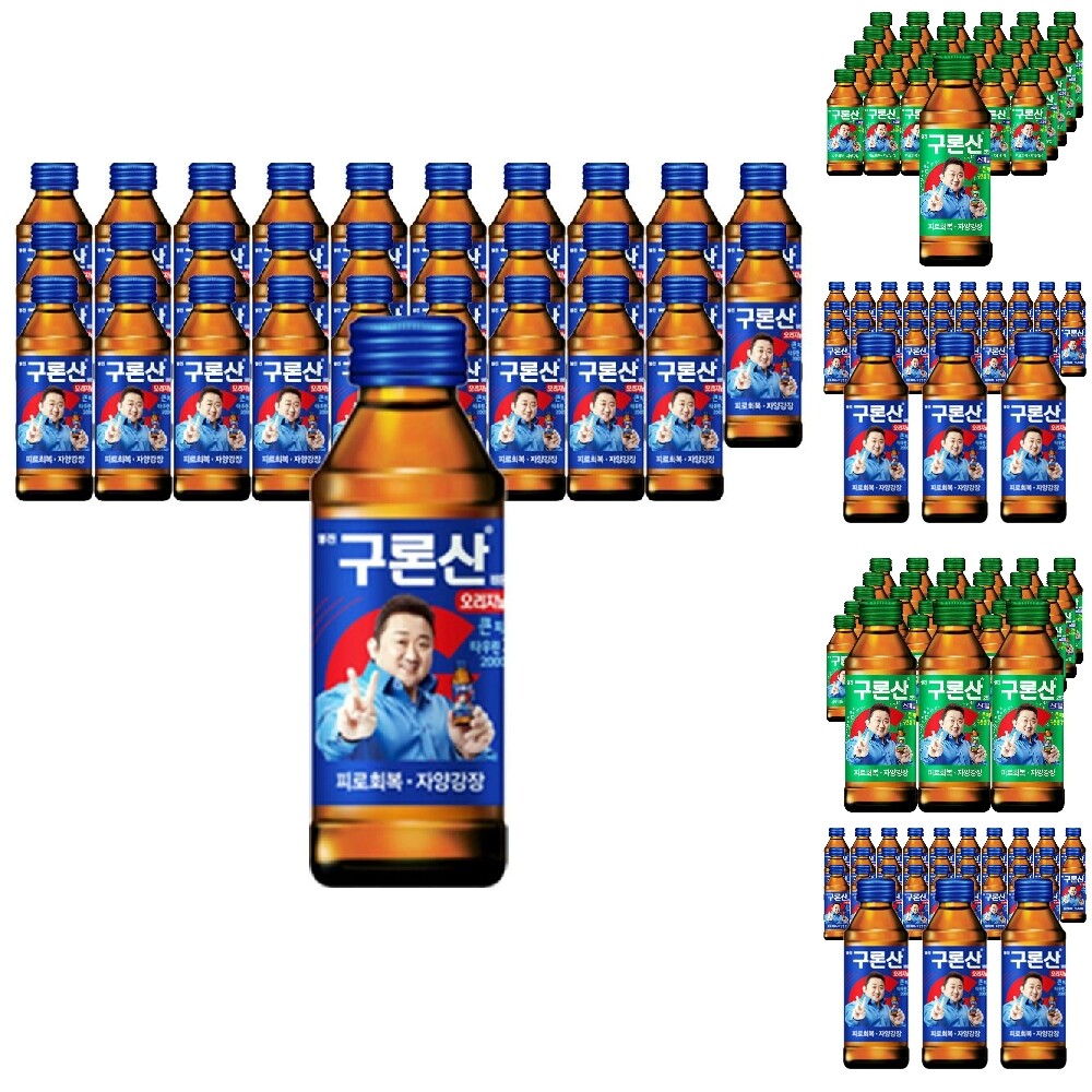 영진 구론산 오리지날 150ml x 30병/자양강장/음료/스파클링/바몬드/피로/회복/오리지널/고객/구론산병