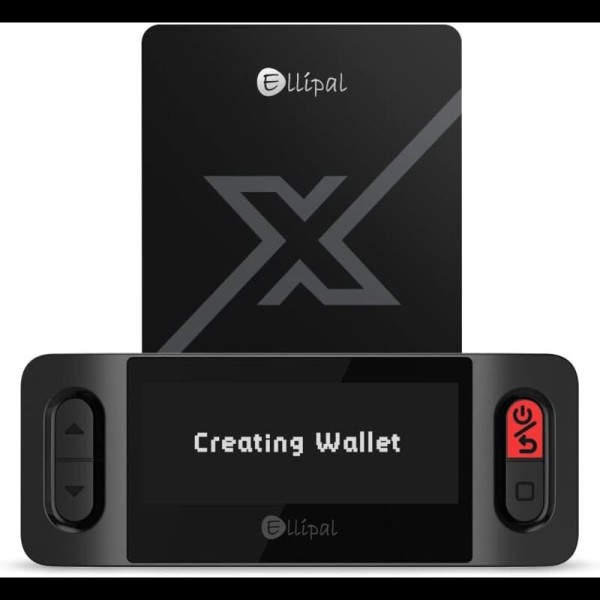 ELLIPAL X 카드  에어갭 암호화폐 콜드 월렛 스타터 키트 Bitcoin Ethereum NFT 및 10000+ 토큰의 안전한