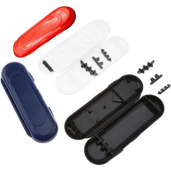 해피야미 2개 포터블 다트 저장 케이스 내구성 검정 휴대용 용기 액세서리 수납 슬롯 적합 가벼우면서 컴팩