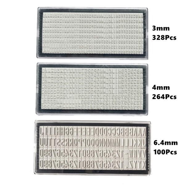 [오늘출발] 3mm/4mm/6.4mm 스탬프 편지 플레이트 사용자 정의 맞춤 이름 주소 디지털 대 한 고무 액세서리 DIY 스크랩