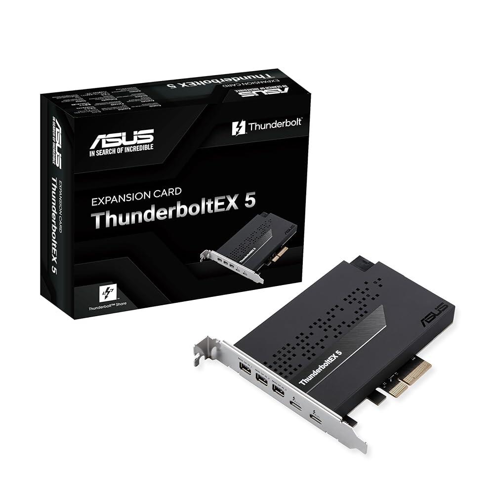 [해외] ASUS 듀얼 썬더볼트EX 5 확장 카드 USB C타입 포트 120Gbps 대역폭