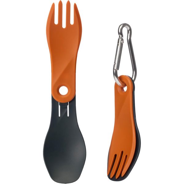 휴먼게어 고바이츠 바이오 스핀 여행 캠핑 및 일상 휴대용 컴팩트 접이식 스포크 BPA 프리 기반 식기 카라