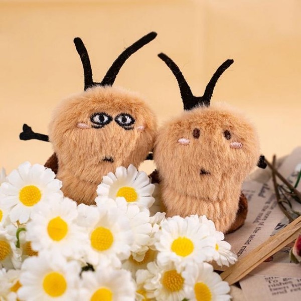 바선생 웃긴 선물 장난감 백꾸 인형 키홀더 바퀴벌레 키링 쓸데없는 곤충