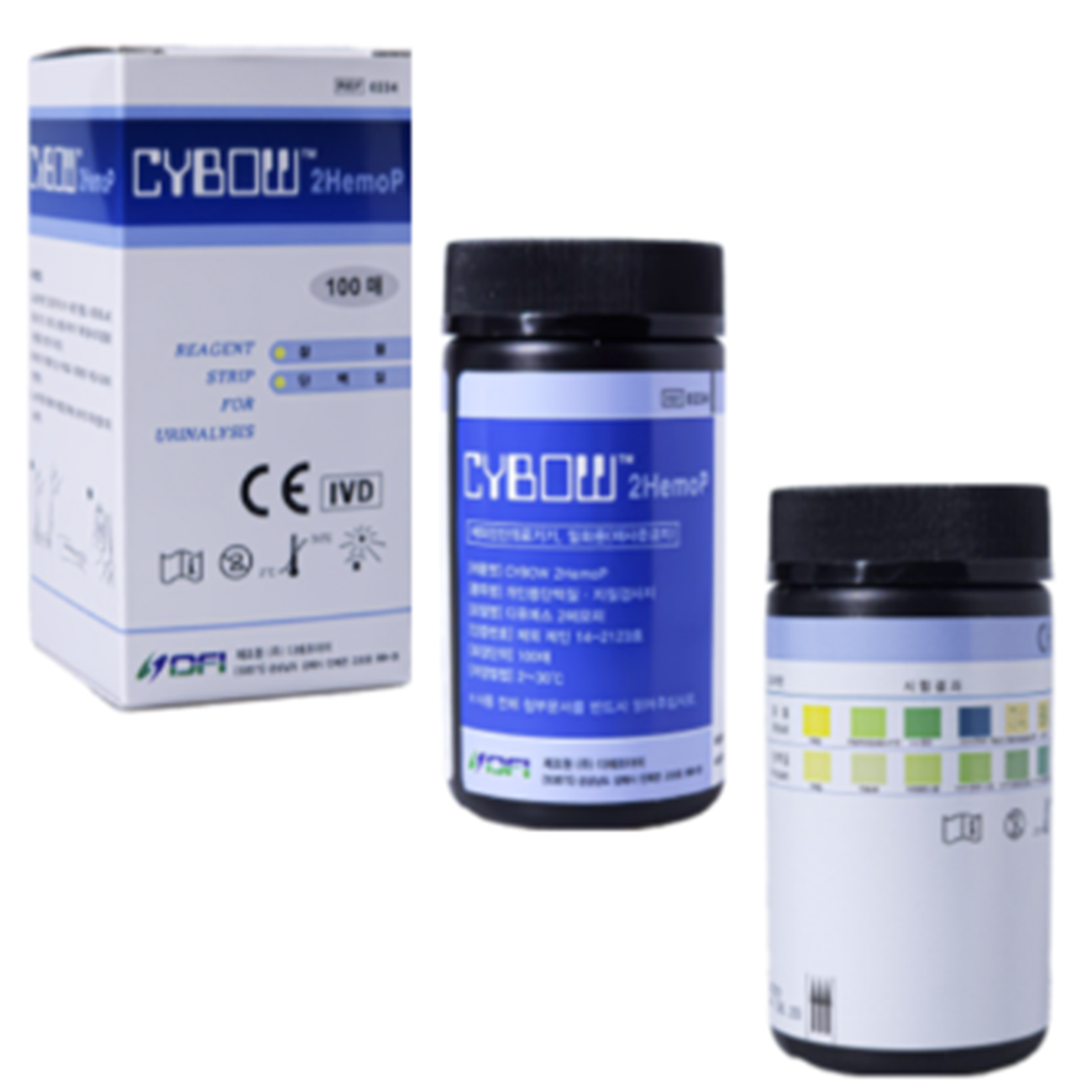 [오늘출발] 단백뇨 스틱 검사지 소변 검사 키트 미세단백뇨 뇨스틱 소변스틱2종(단백뇨+혈뇨)+소변컵