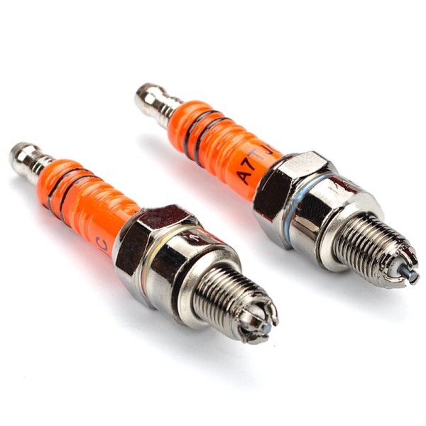 혼다  호환 전극 A7TC NGK C7HSA 점화 플러그 50cc -CRF50 DAX 먼지 자전거 스쿠터 r2lc와 호환 가능