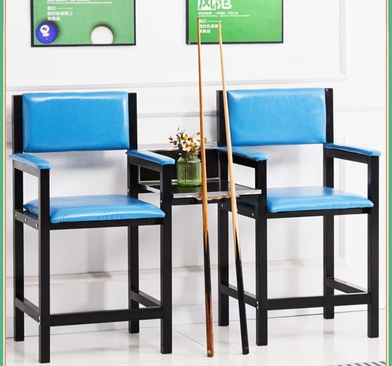 당구장의자 업소용 라운지 큐걸이 2인용 홀덤 관람석 대기석 등받이