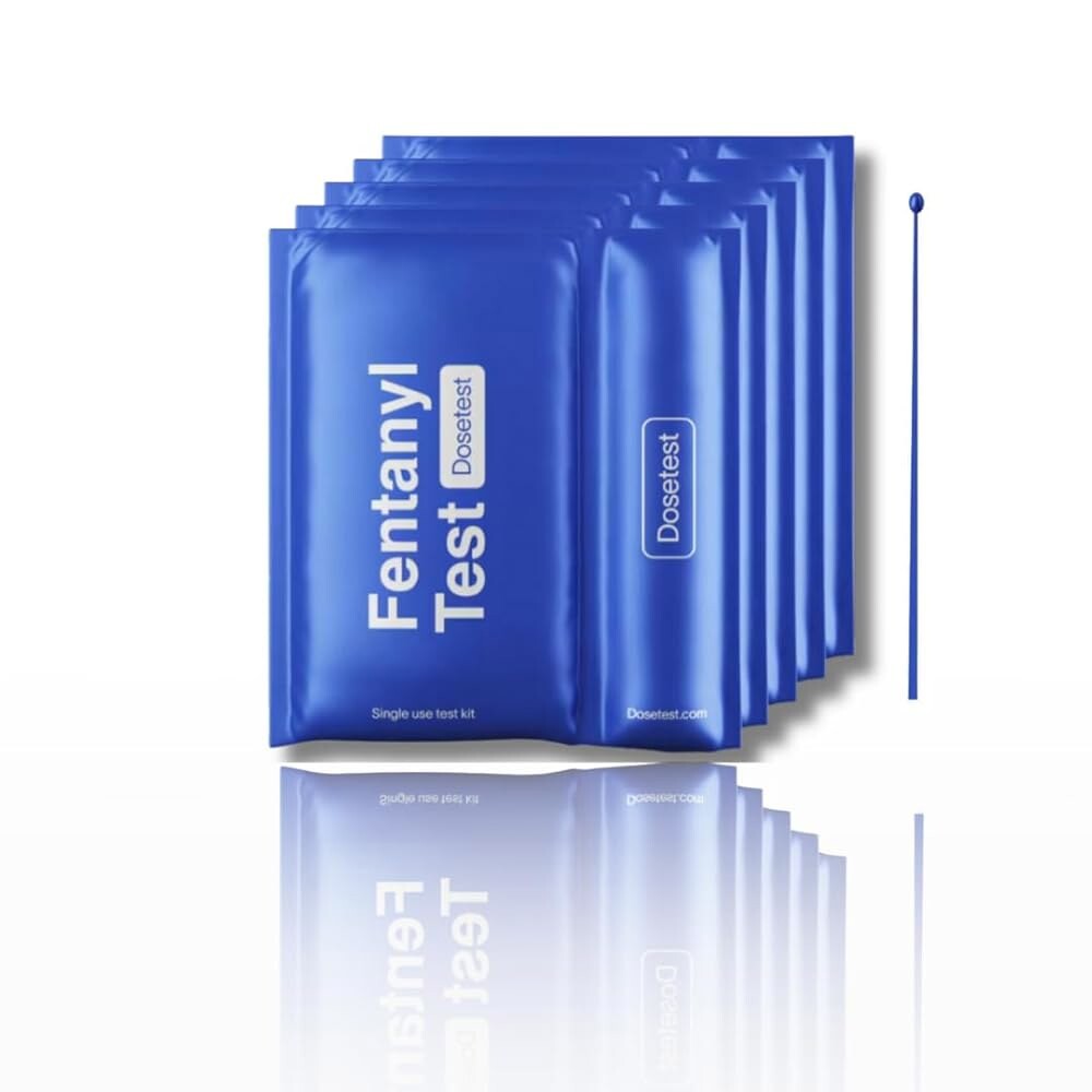 [오늘출발] 펜타닐 테스트 스트립 - 5팩 측정 스푼/물 주머니 빠른 결과 매우 민감한 쉬운 지침