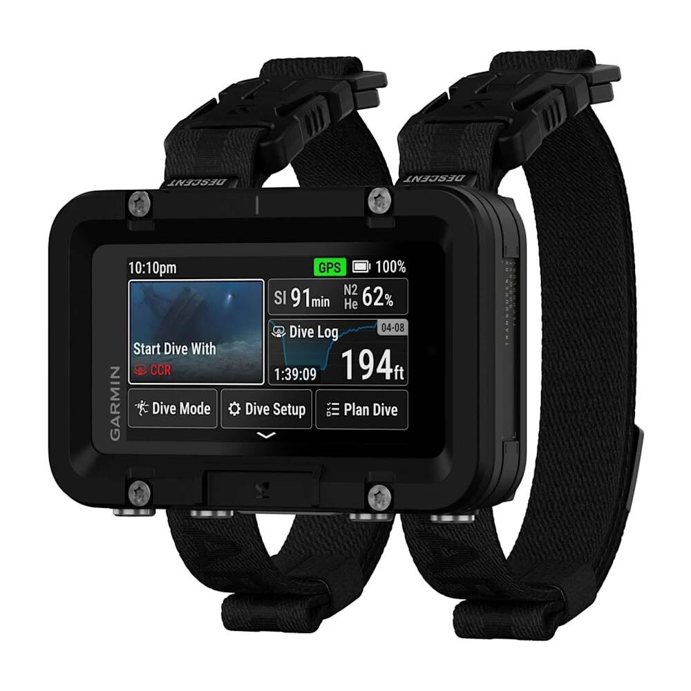 [해외] Garmin Descent X50i 프리미엄 다이빙 컴퓨터 3인치 터치스크린 디스플레이 누수 방지 버튼이 있는 20개의