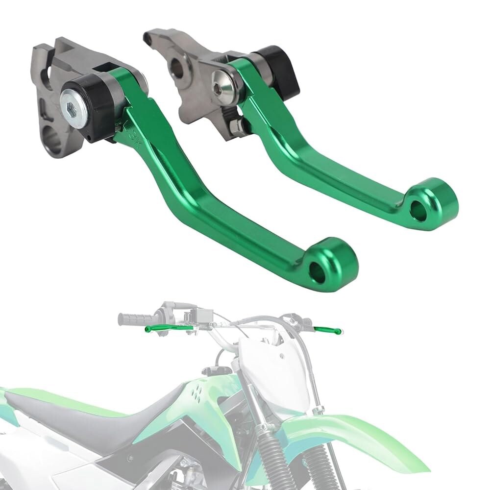 [오늘출발] IUVWISN 모터사이클 브레이크 클러치 레버 피벗 세트 조정 가능한 CNC KLX 140 08-21 300R 20-24 140L 2017