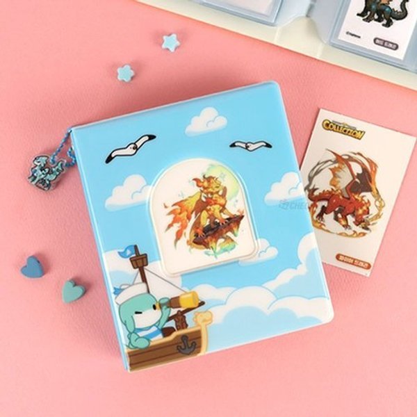 VCMP3VYA띠부스티커 스크랩북 콜렉트북 랜덤발송