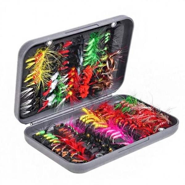 (콩심팥심)하드 케이스 데일리 플라이룩 포함 클래식 세트 낚시