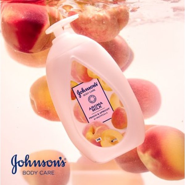 [켄뷰]존슨즈 물먹복숭아 로션 존슨즈 바디케어 아로마밀크 피치애프리콧 500ml (영등포점)