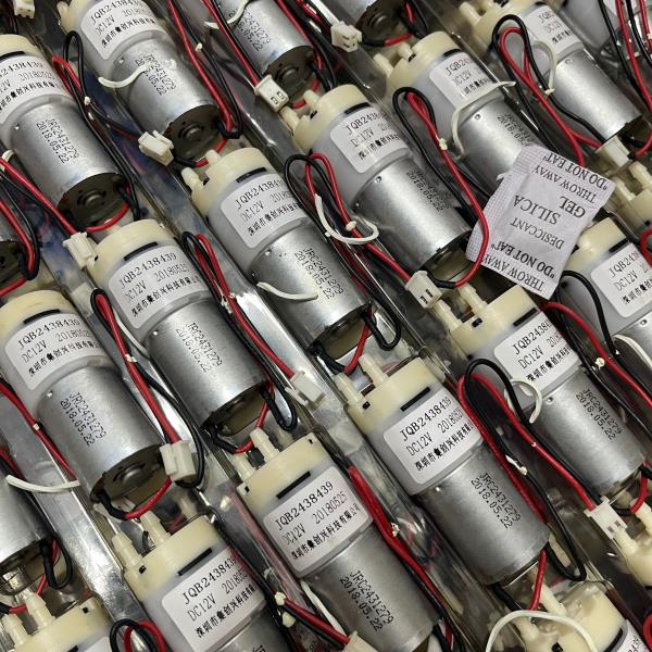 [오늘출발] 1PC 소형 JSB2438439 370 카본 브러쉬 모터 공기 펌프 DC 6V-12V 화품 용 부스터
