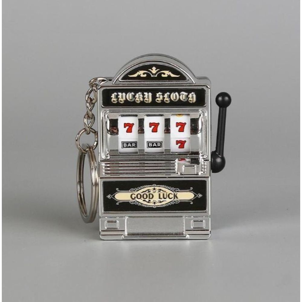 키홀더 귀여운 슬롯머신 빠징코 미니게임 장난감