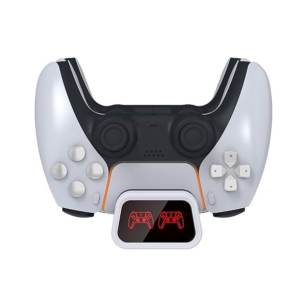 12246923 PlayStation 5 DualSense 무선 컨트롤러와 함께 사용할 수 있는 Verbatim PS5 듀얼 컨트롤러 충전