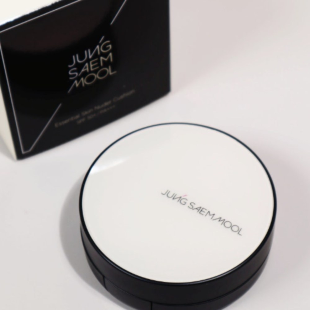 정품 정샘물 에센셜 스킨 누더 쿠션 물광 파운데이션 팩트