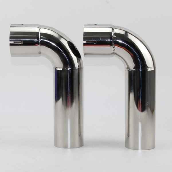 로로구대 304 스테인레스 스틸 벤드 90도 단면 슬롯 54mm 66mm 73mm 79mm 연결 파이프 피팅