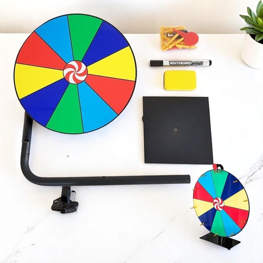 (30cm)룰렛 돌리기/돌림판/만들기/게임기/간편/설치/추첨기/게임/경품/이벤트/추첨/교실/놀이/다중/단체