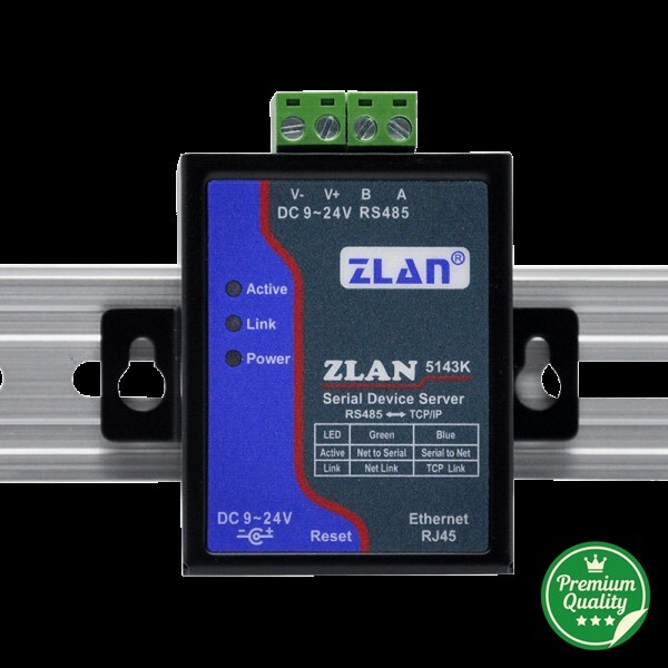 직렬 포트 서버 RS485-이더넷 TCP/IP-직렬 모듈 Modbus 게이트웨이 MQTT 통신 JSON ZLAN5143K