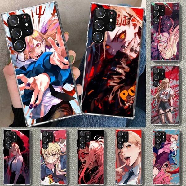 [오늘출발] 전기 톱 맨 파워 전화 케이스 커버 삼성 갤럭시 S25 S24 S23 울트라 S22 플러스 S21 FE S20 + S10 가장자리