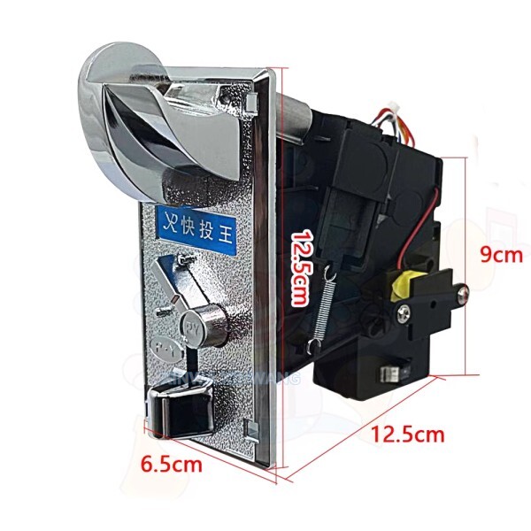 [오늘출발] 빠른 동전 삽입 (12 개/시간) 슬롯 아케이드 게임 핀볼 부품 낚시를위한 유효성 검사기 수락자 메커니즘