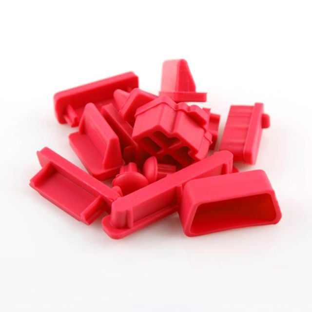 보호캡 Red 13ea-PC 데스크탑 노트북 본체 USB포트 Coms 보호캡 Red 13ea-PC