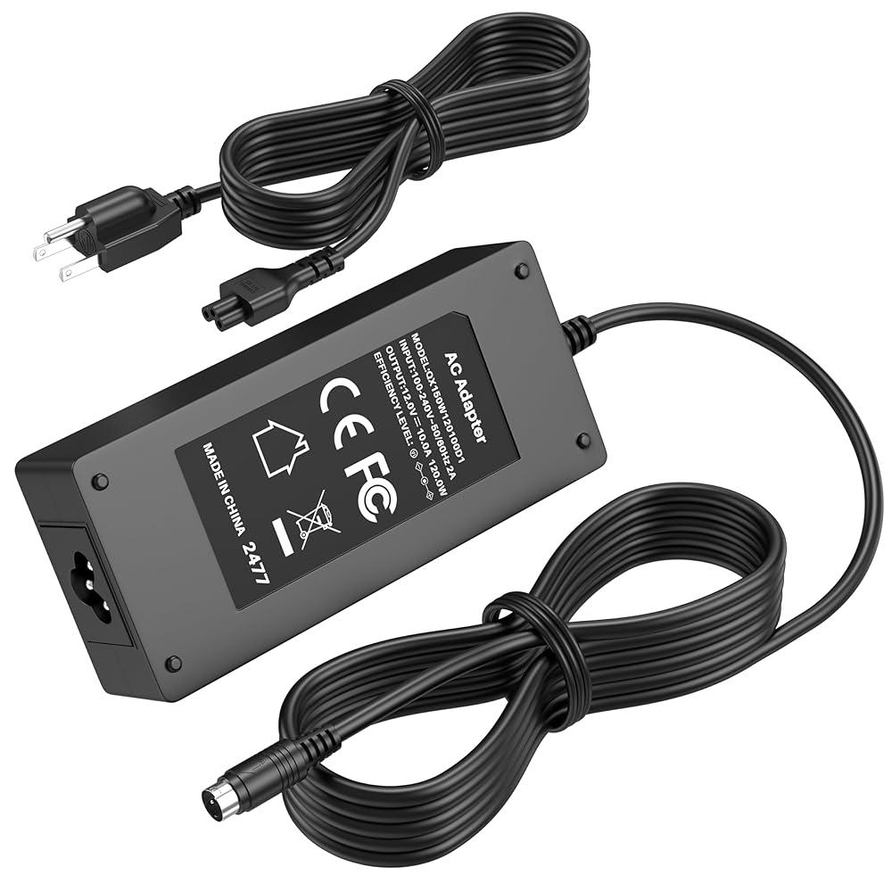 [오늘출발] 12V 10A DiskStation Charger for Synology NAS Disk Station DS1520+ Power Cord AC Adapter DS1522+ DS91