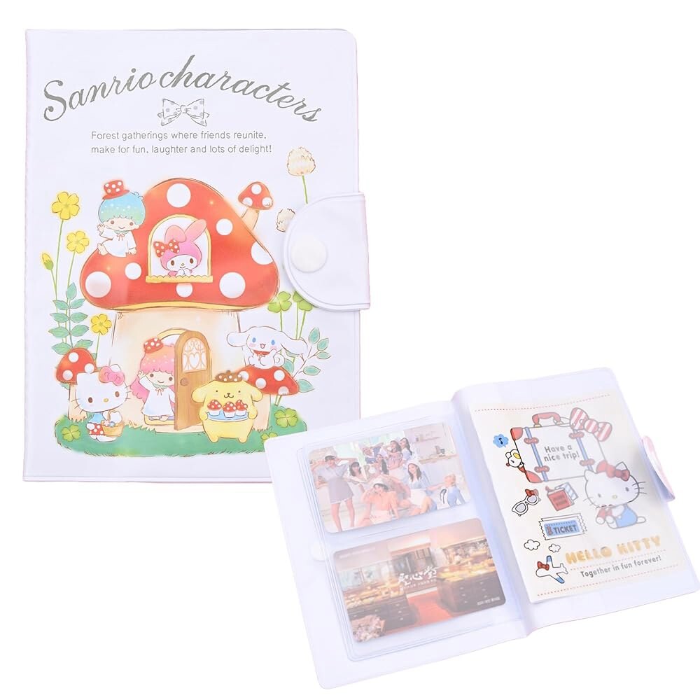 [오늘출발] 귀여운 캐릭터 여권/카드 케이스 - 카드/사진 소매 슬롯 6개와 자유 사이즈 포켓 2개 여권 보험 신용카드