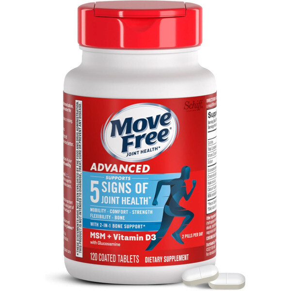 글루코사민Move Free Advanced Glucosamine Chondroitin MSM + Vitamin D3 120정